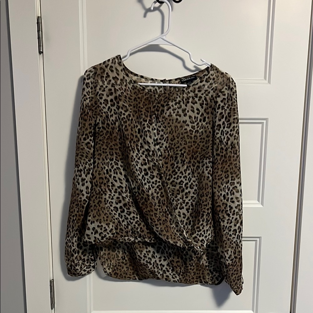 Leopard Print Blouse